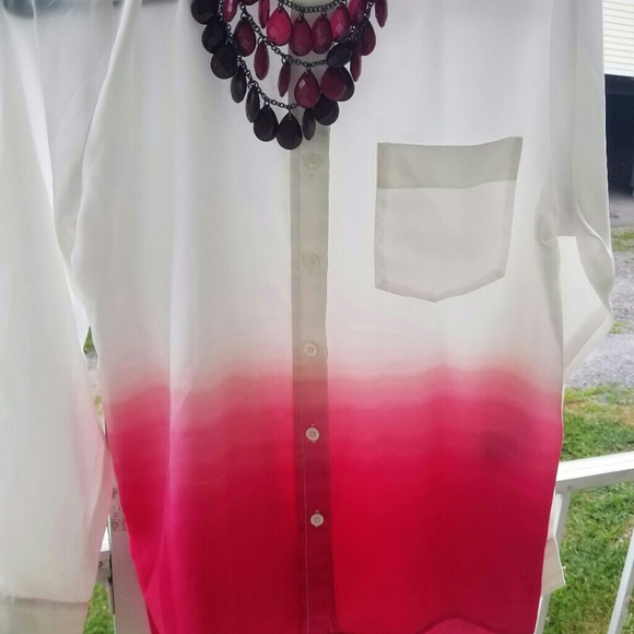 Adriene Vittadini Blouse Size Small NWT-FREESHIP - Picture 2 of 7